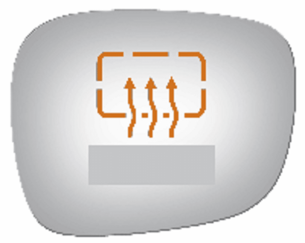 BMW X3 2011 Passenger Side Heated Mirror Glass Clip-On