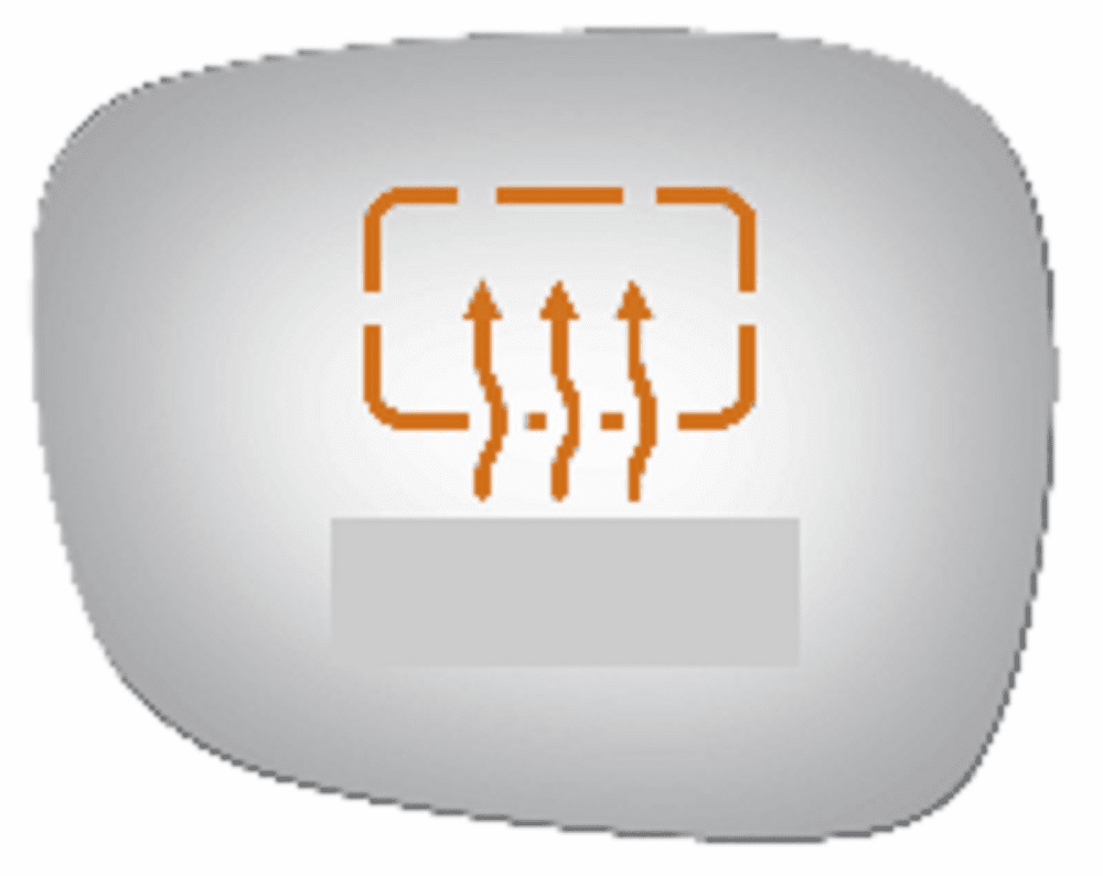 BMW X3 2013 Driver Side Heated Mirror Glass Clip-On