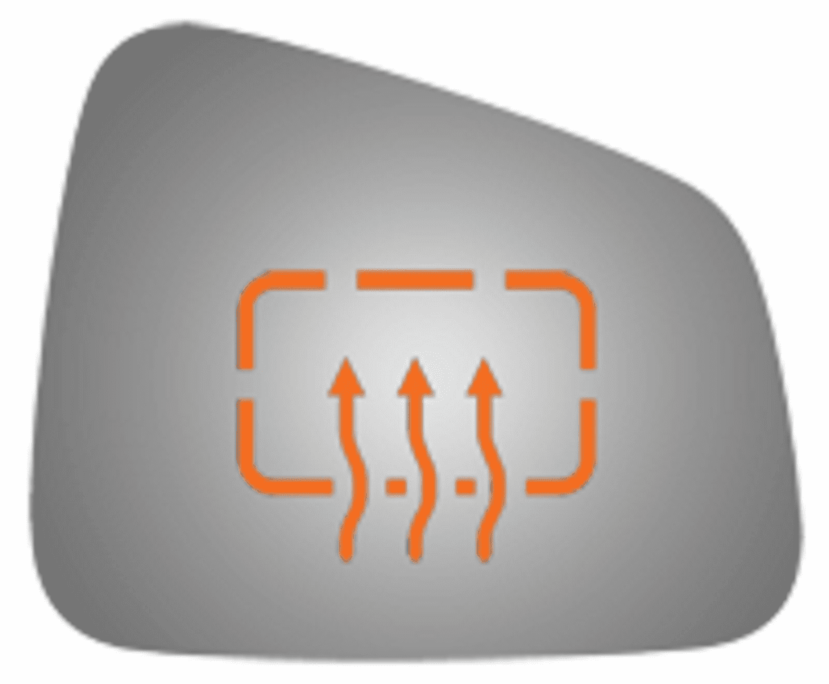 Buick Encore 2015 Passenger Side Heated Mirror Glass