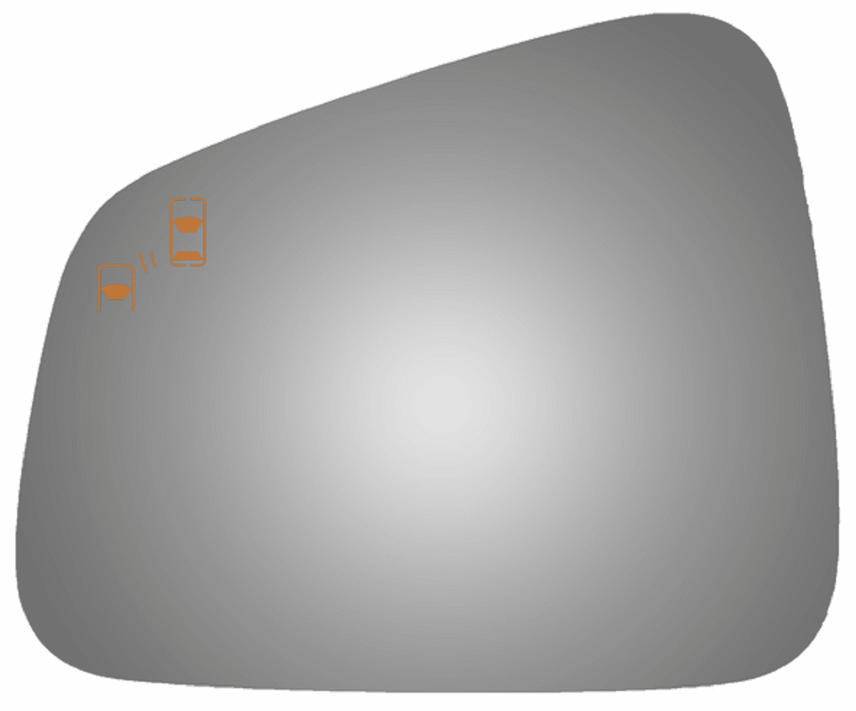 Buick Encore 2016 Driver Side Mirror Glass Blind Spot