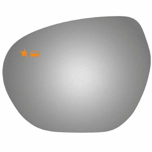 Buick Envision 2016 Driver Side Mirror Glass Blind Spot Cross Path