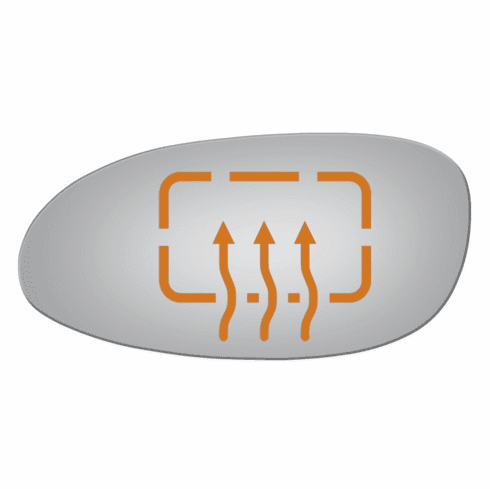 Buick Lacrosse 2006 Driver Side Heated Mirror Glass