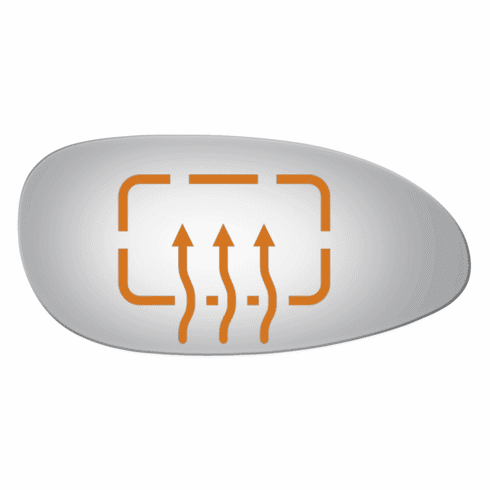 Buick Lacrosse 2007 Passenger Side  Heated Mirror Glass