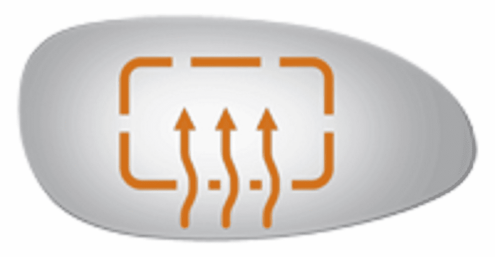 Buick Lacrosse 2008 Passenger Side  Heated Mirror Glass