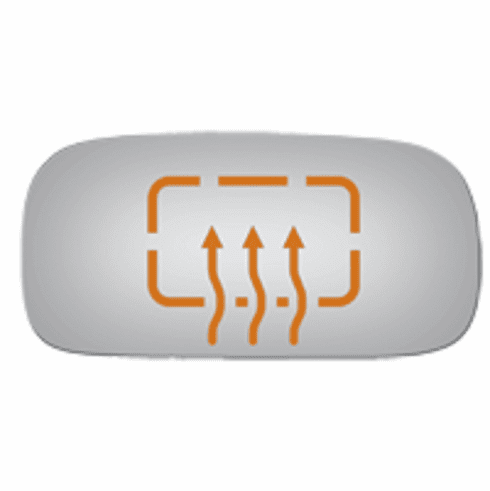 Buick Lucerne 2009 Passenger Side Heated Mirror Glass