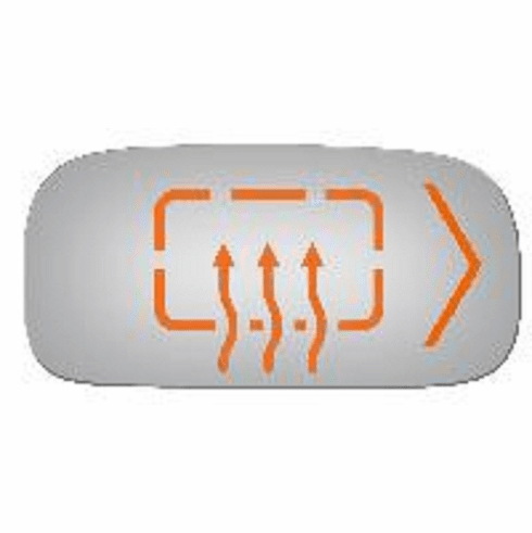 Buick Lucerne 2010 Passenger Side Heated Mirror Glass