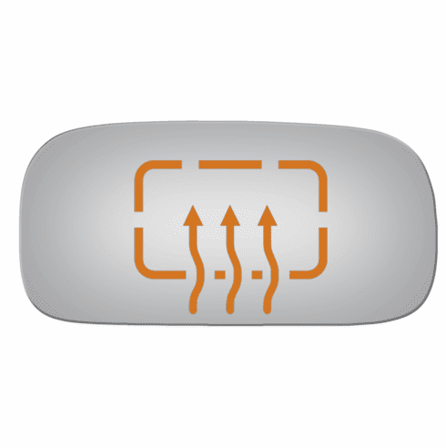 Buick Lucerne 2010 Passenger Side Heated Mirror Glass