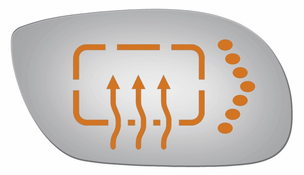 Buick Park Avenue 2004 Passenger Side Heated Mirror Glass-Signal