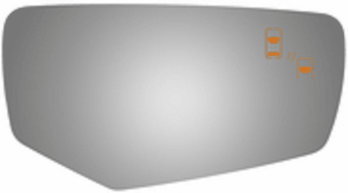 Cadillac CTS 2016 Passenger Side Mirror Glass W/Blind Spot