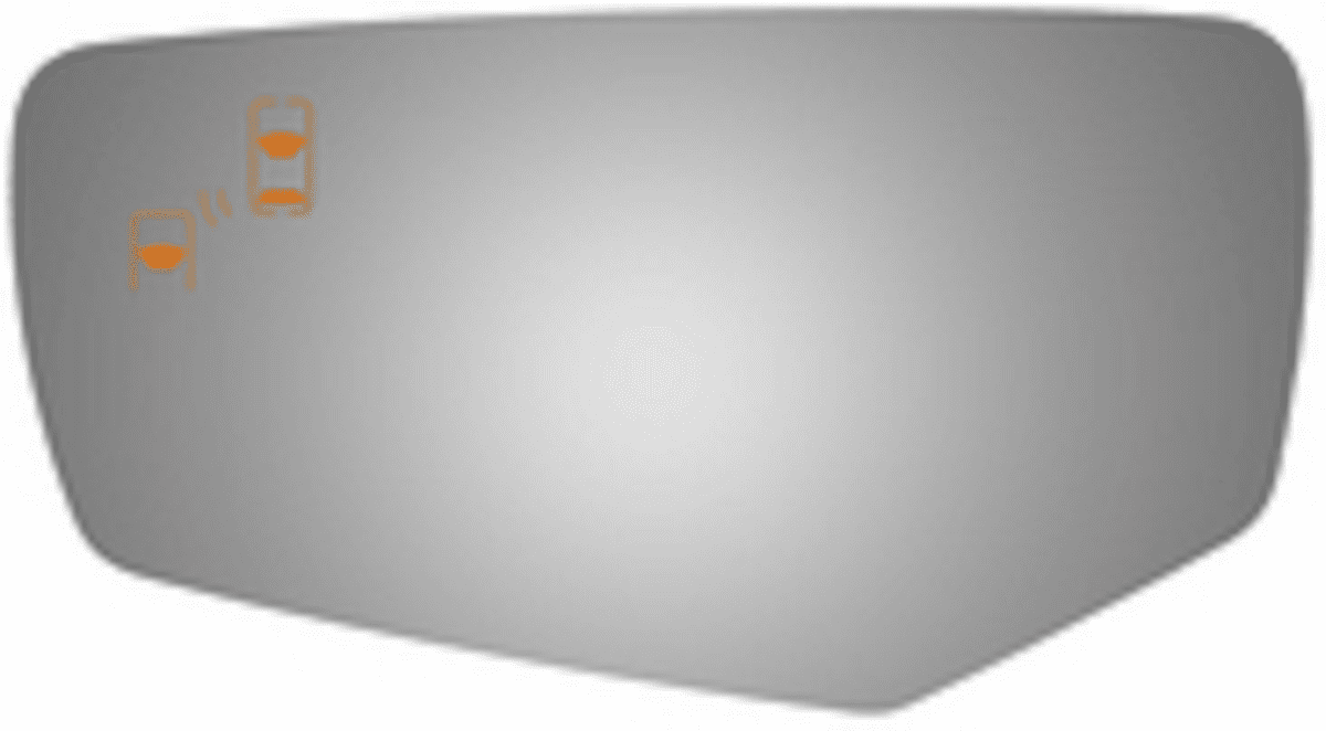 Cadillac CTS 2017 Driver Side Mirror Glass Blind Spot