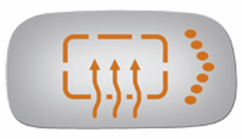 Cadillac Deville 2003 Passenger Side Heated Mirror Glass 