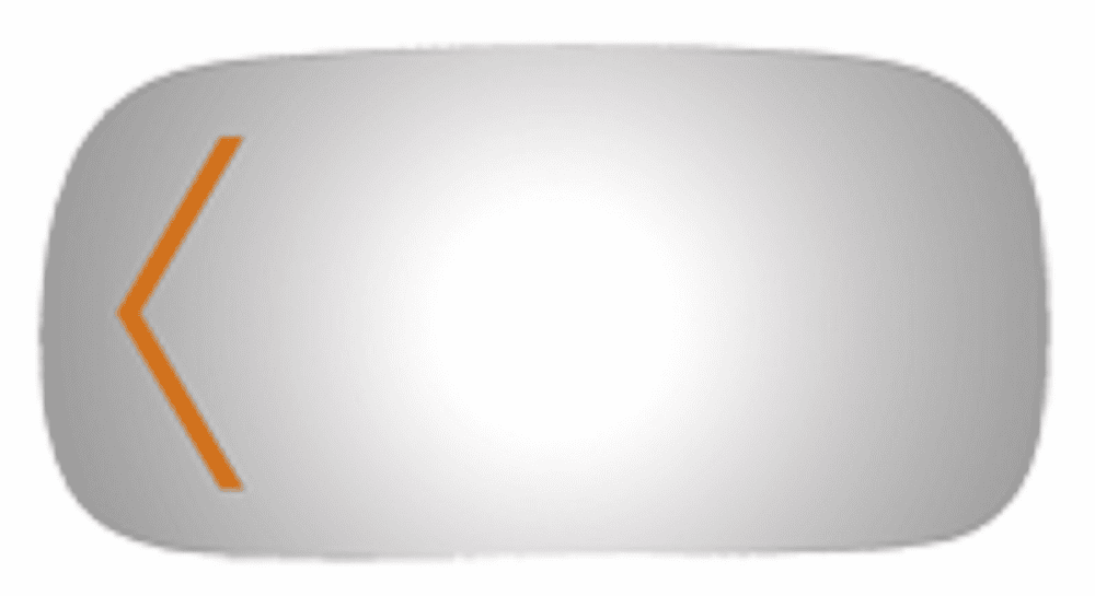 Cadillac DTS 2009 Driver Side Mirror Glass Signal