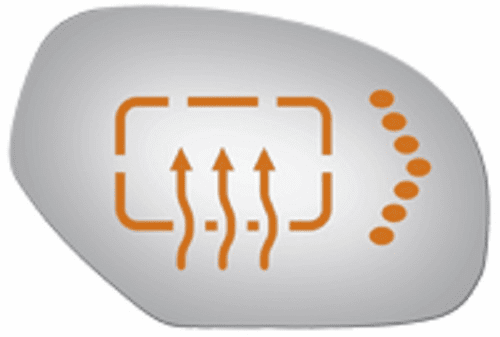 Cadillac Escalade 2007 Passenger Side Mirror Glass Heated 