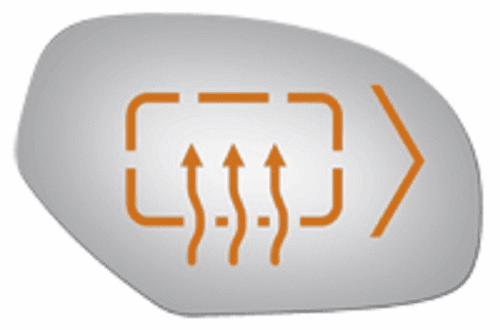 Cadillac Escalade 2009 Passenger Side Heated Mirror Glass 