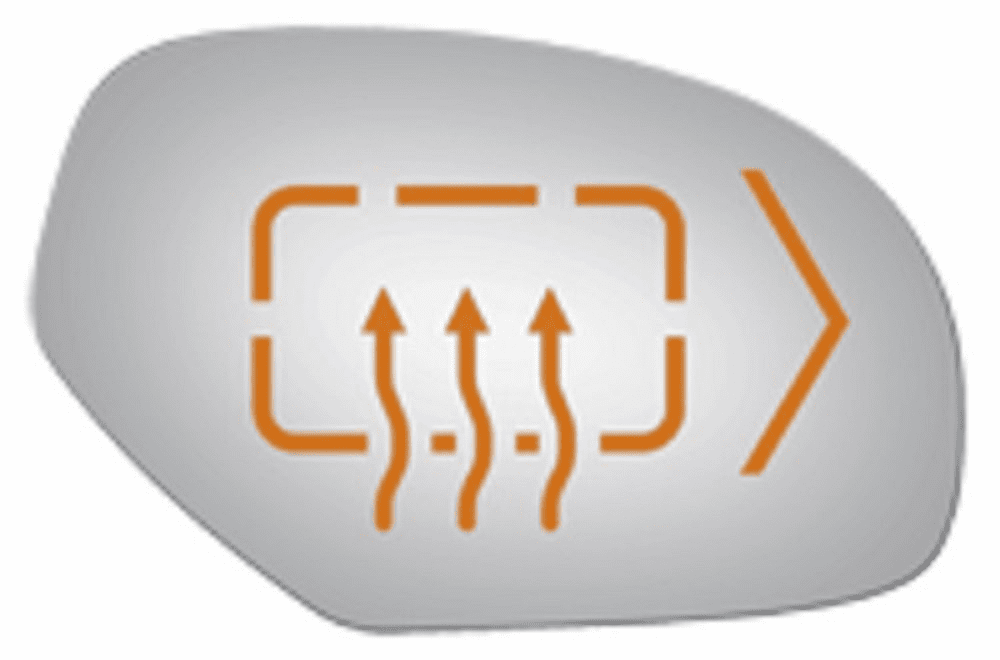 Cadillac Escalade 2010 Passenger Side Heated Mirror Glass Signal