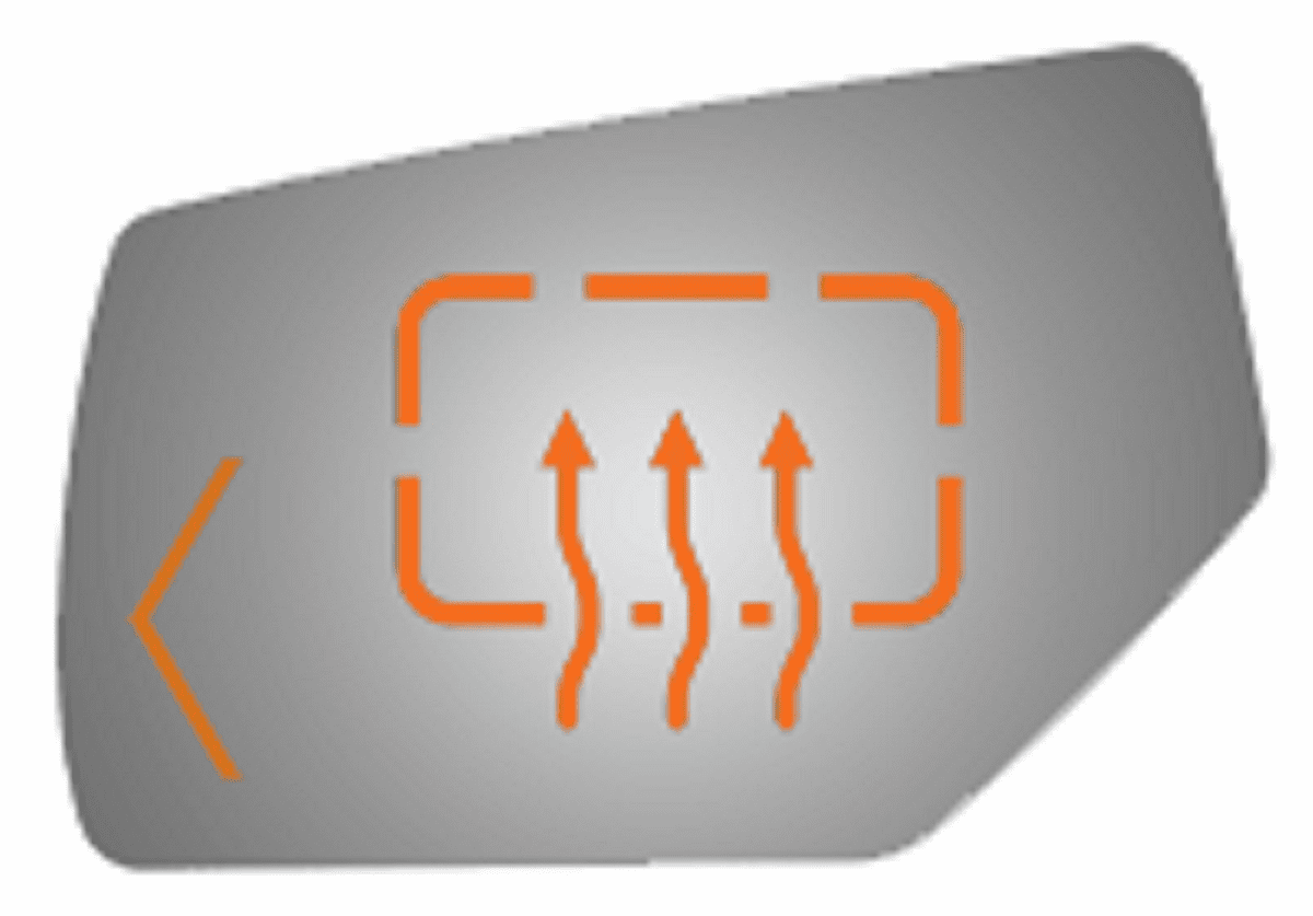 Cadillac Escalade 2015 2016 2017 2018 2019 2020 Left Driver Side Mirror Glass with Heated & Signal Icons