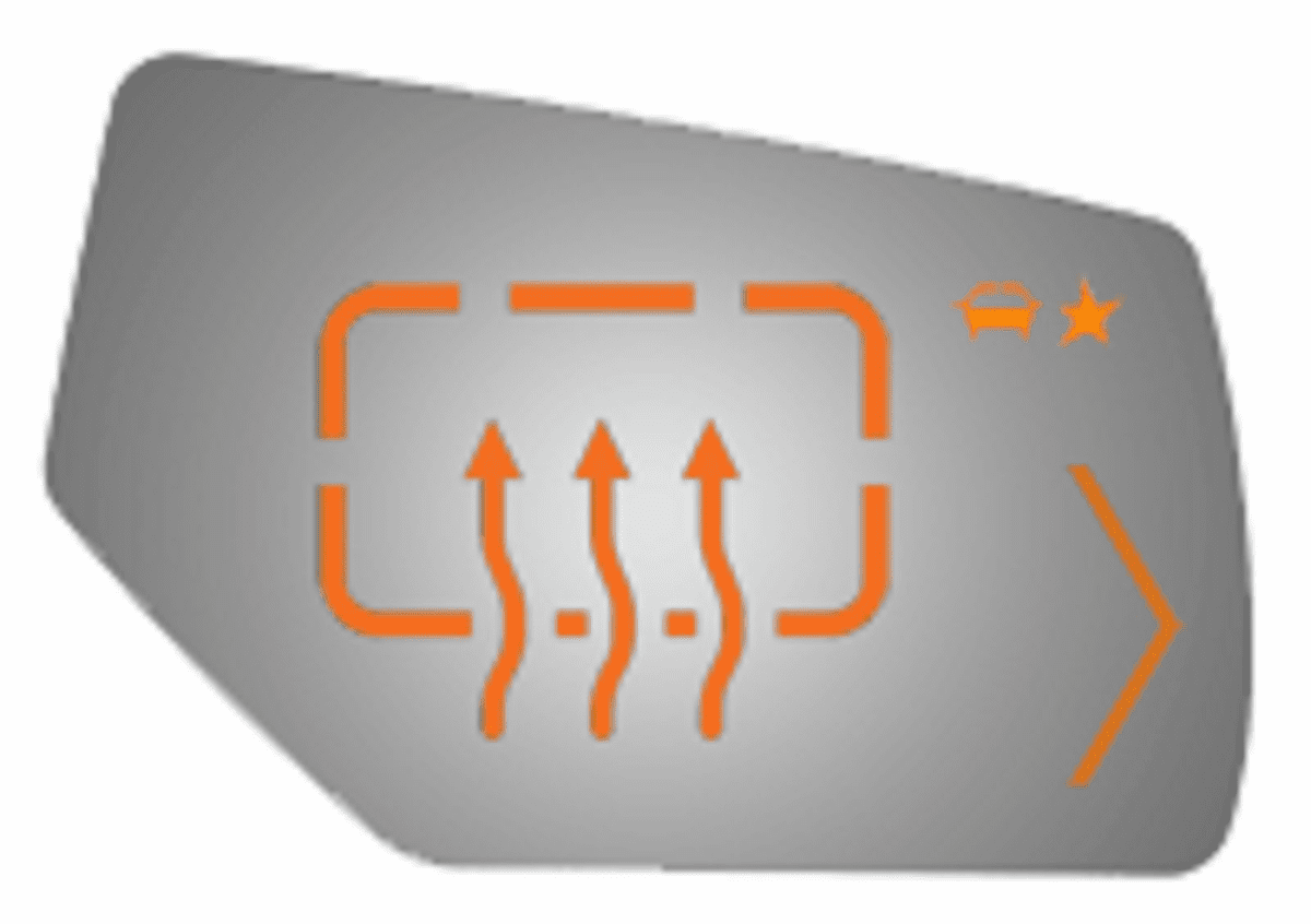 Cadillac Escalade 2017 Passenger Side Mirror Heated Blind Spot Signal