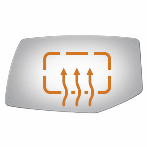 Cadillac SRX 2005 Driver Side Heated Mirror Glass 