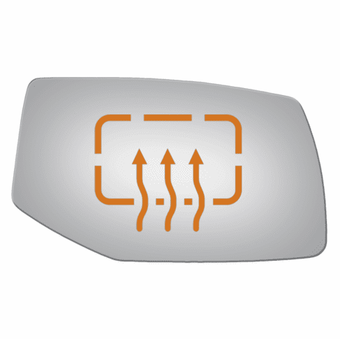 Cadillac SRX 2005 Passenger Side Heated Mirror Glass