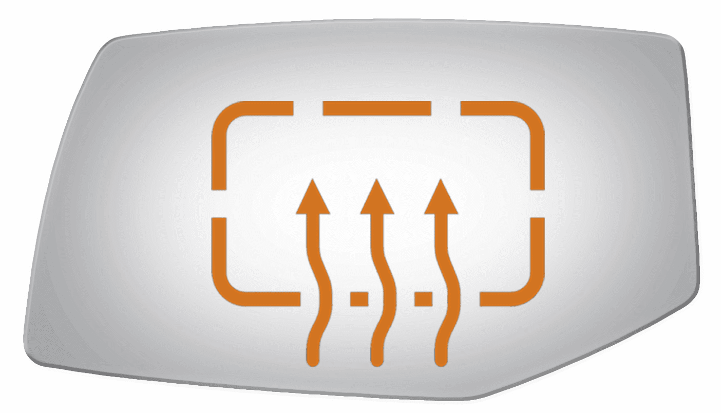 Cadillac SRX 2009 Driver Side Heated Mirror Glass 