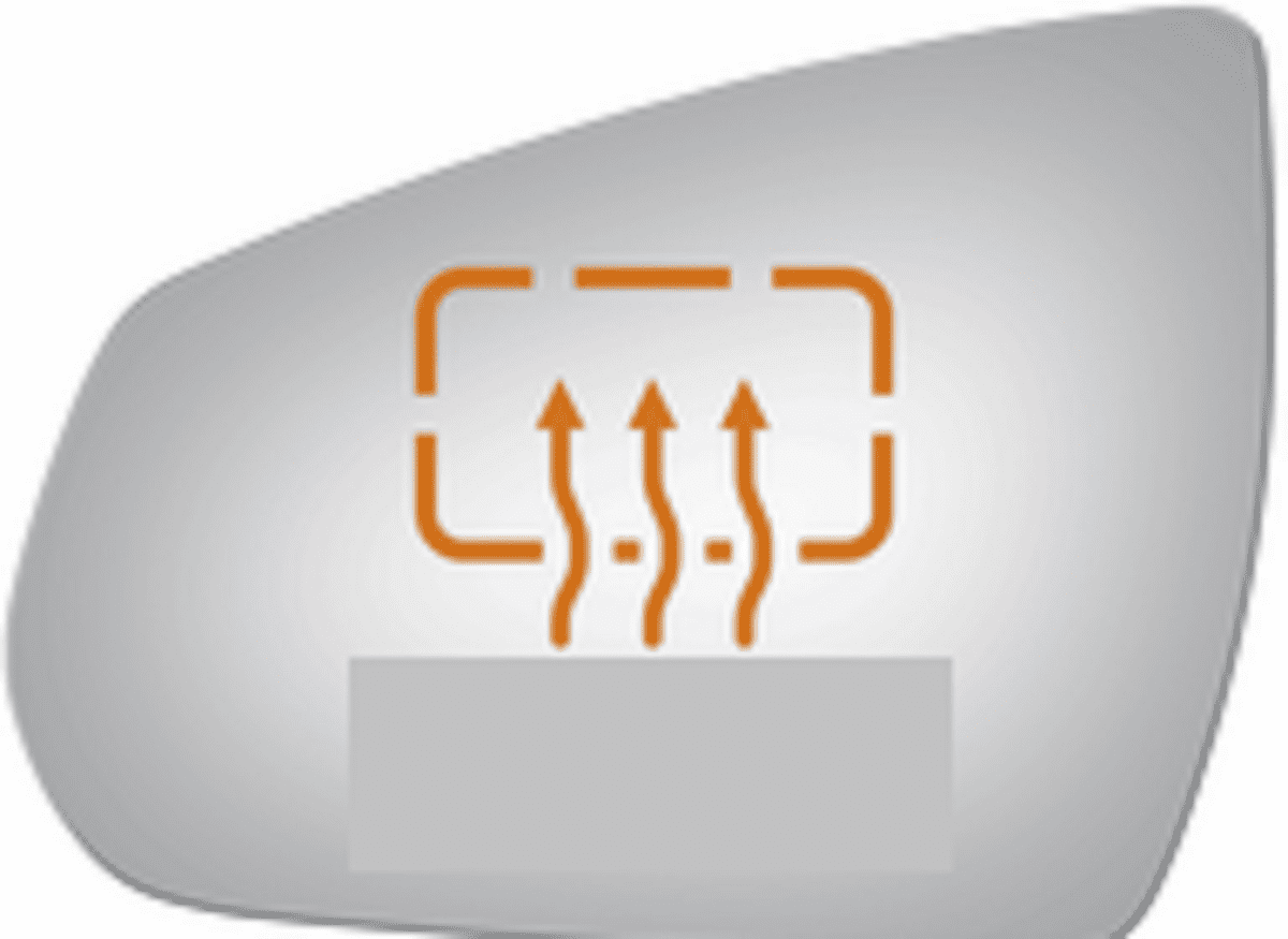 Cadillac SRX 2016 Driver Left Side Mirror Glass Heated Signal