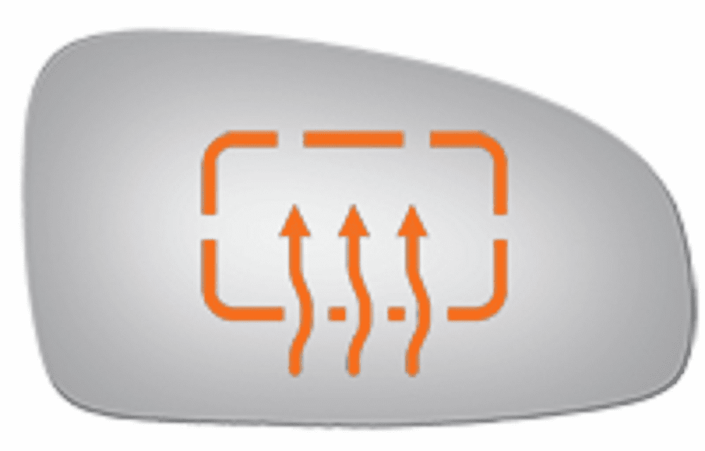 Chevrolet Aveo 2004 2005 2006 Passenger Side Heated Mirror Glass 