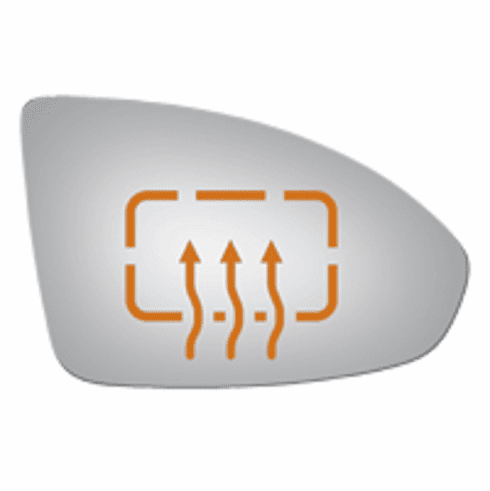 Chevrolet Cruze 2013 2014 Passenger Side Heated Mirror Glass 