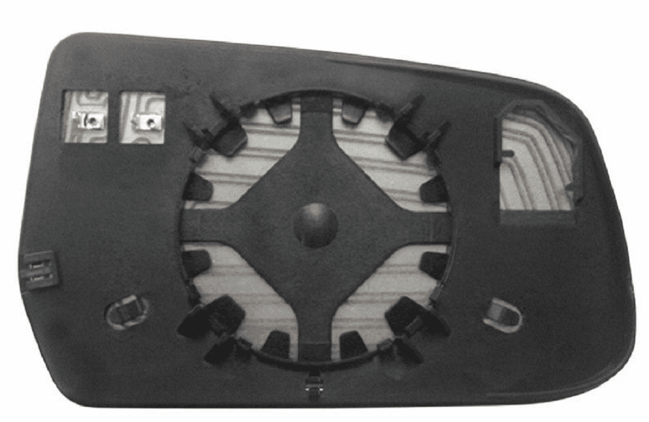 Chevrolet Equinox 2010 2011 Driver Side Mirror Glass W/Backing Plate