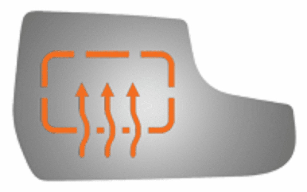 Chevrolet Equinox 2012 2013 2014 Passenger Side Heated Mirror Glass 