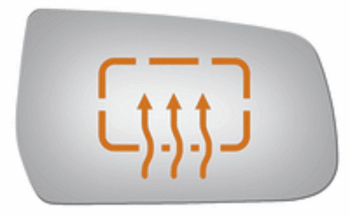 Chevrolet Equinox 2015 Passenger Side Mirror Glass Heated