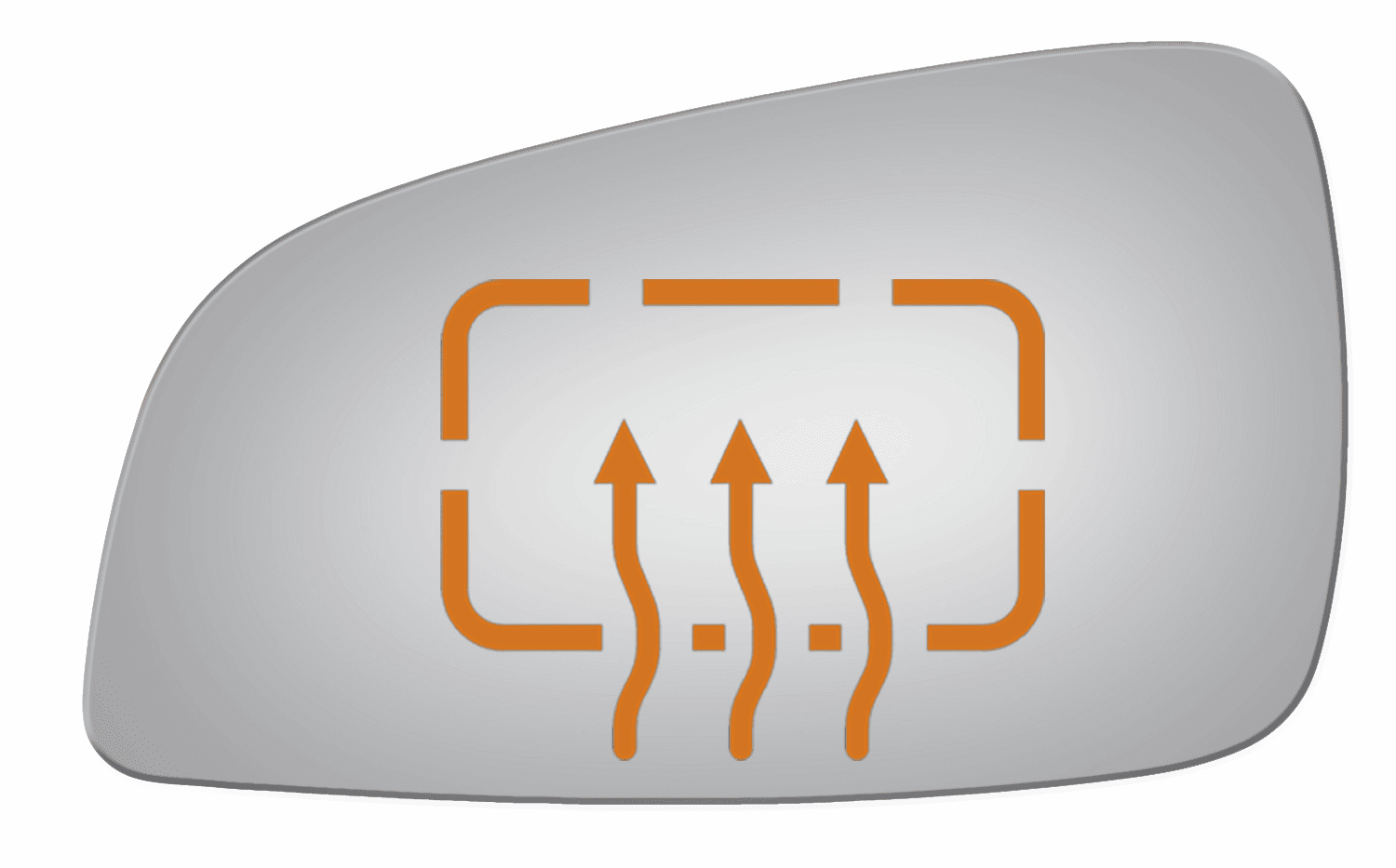 Chevrolet Malibu 2011 2012 Driver Side  Heated Mirror Glass