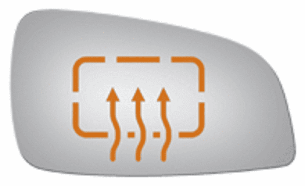 Chevrolet Malibu 2011 2012 Passenger Side Heated Mirror Glass