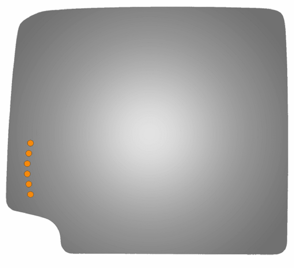 Chevrolet Silverado 1500 2017 Driver Side Mirror Glass Signal