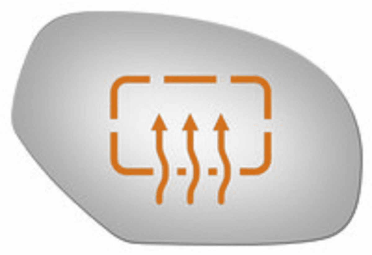 Chevrolet Silverado 2013 Passenger Side Heated Mirror Glass 