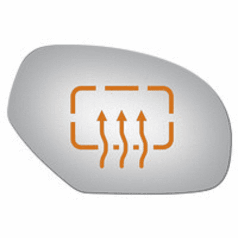 Chevrolet Silverado 2013 Passenger Side Heated Mirror Glass 