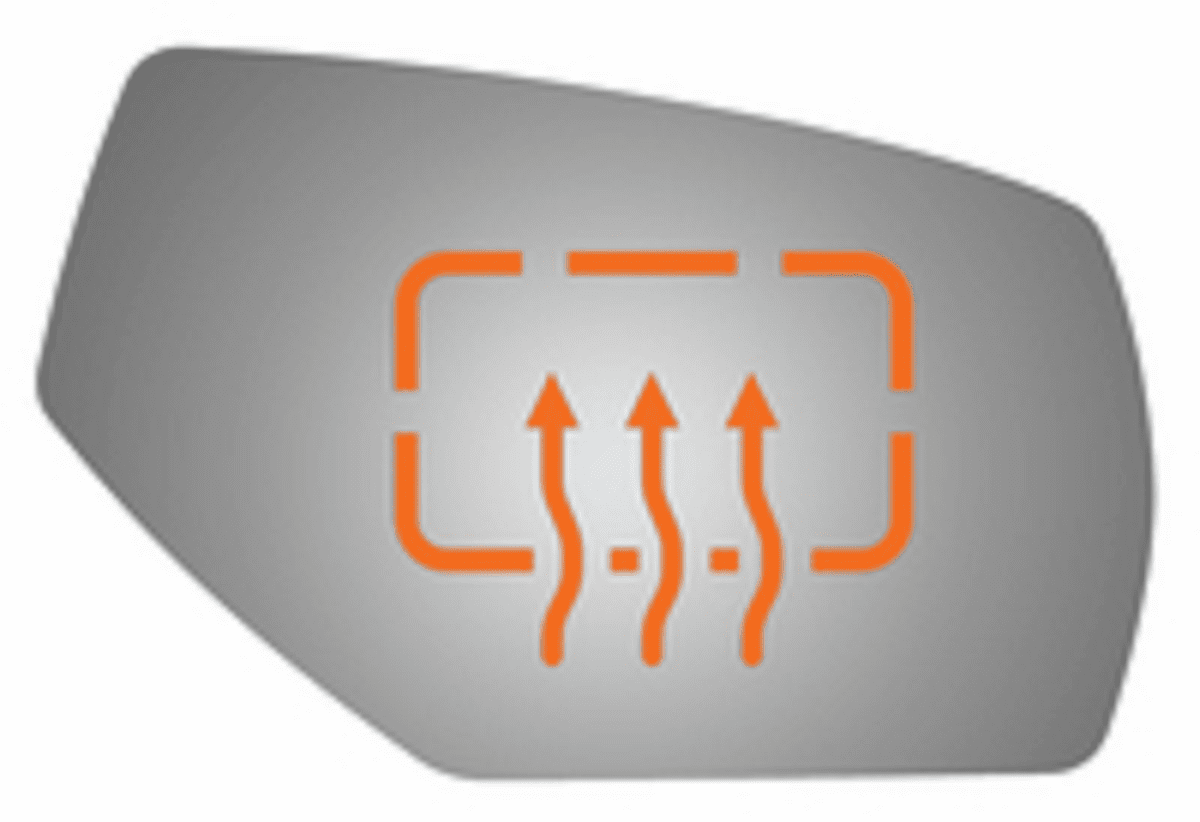 Chevrolet Silverado 2014 Passenger Side Heated Mirror Glass 