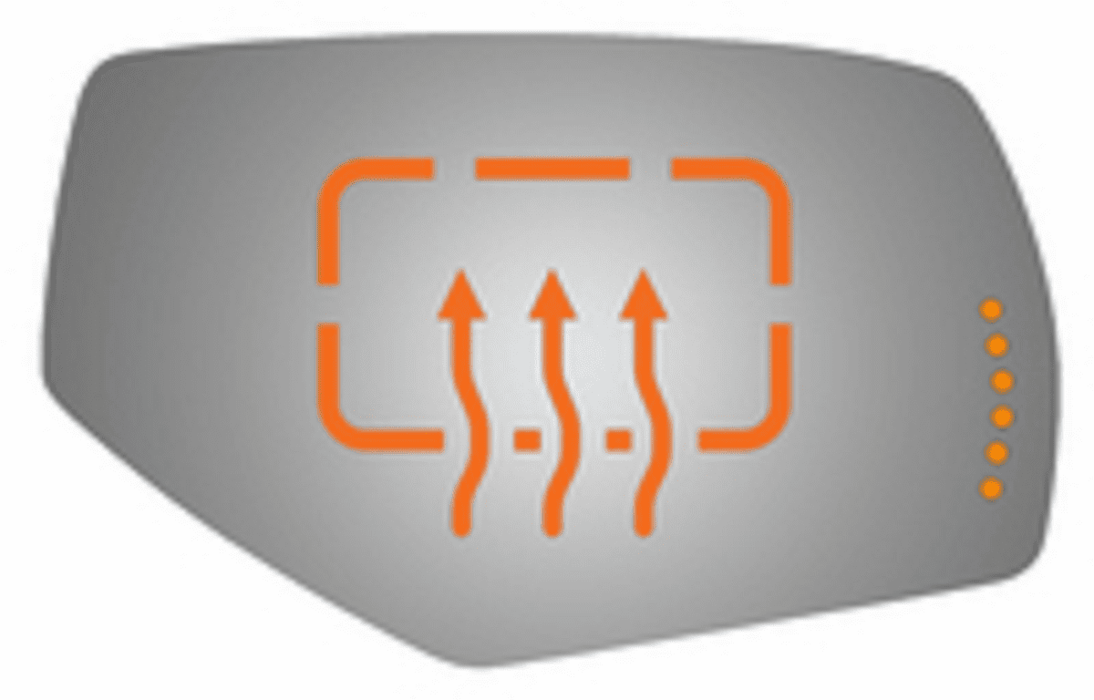 Chevrolet Silverado 2014 Passenger Side Heated Mirror Glass 