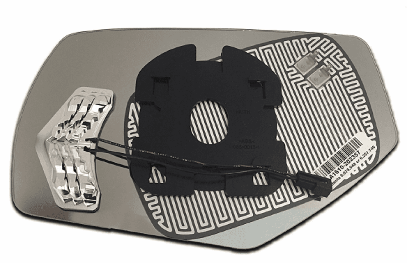 Chevrolet Silverado 2014 Passenger Side Mirror Glass Heated Signal