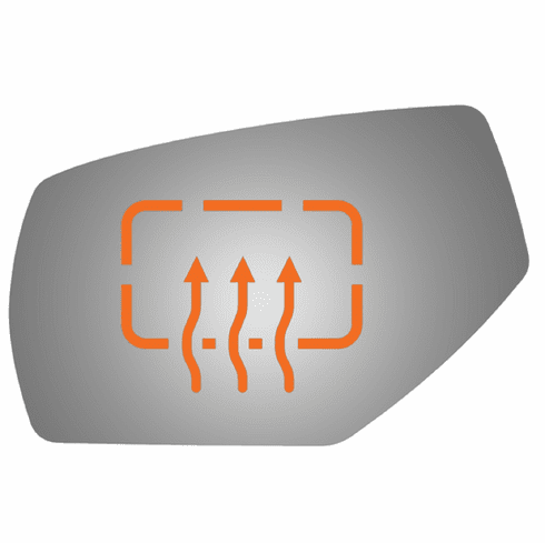 Chevrolet Silverado 2500 2015 Driver Side Heated Mirror Glass