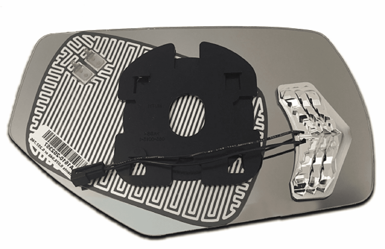 Chevrolet Silverado C1500 2017 Driver Side Mirror Glass Heated Signal 