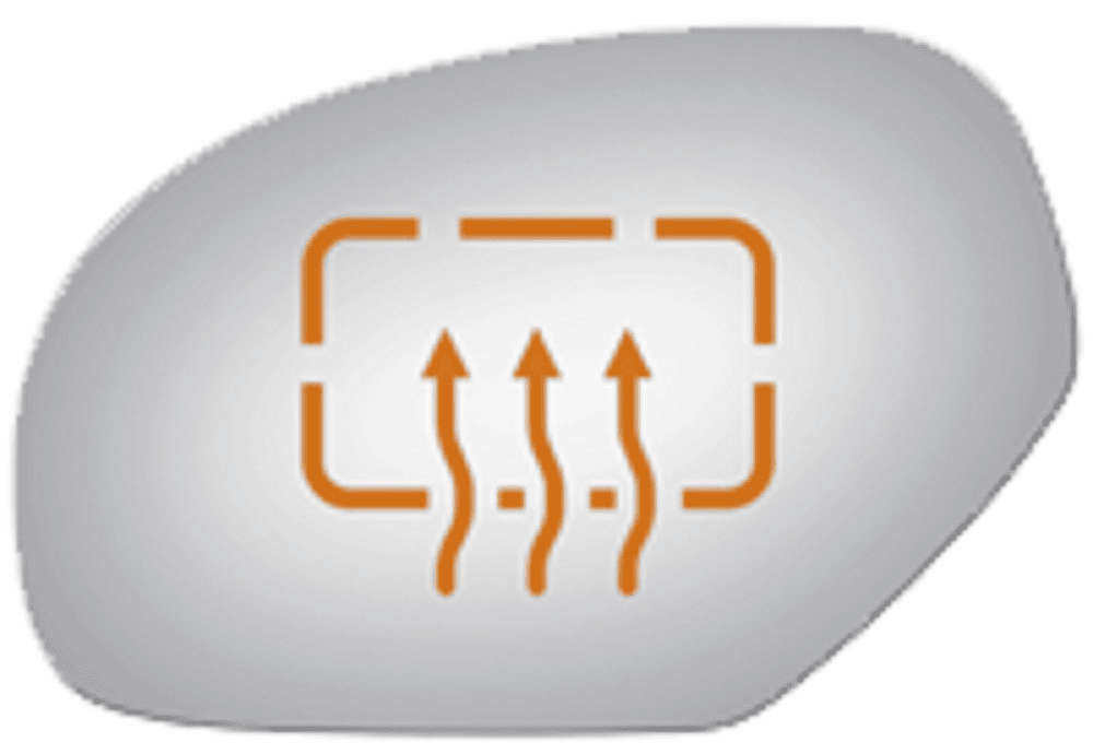 Chevrolet Suburban 2007 2008 Driver Side Heated Mirror Glass Clip-On