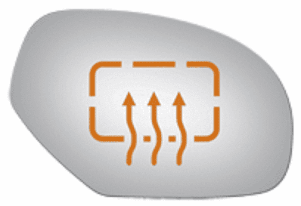 Chevrolet Suburban 2011 2012 Passenger Side Mirror Glass Clip-On