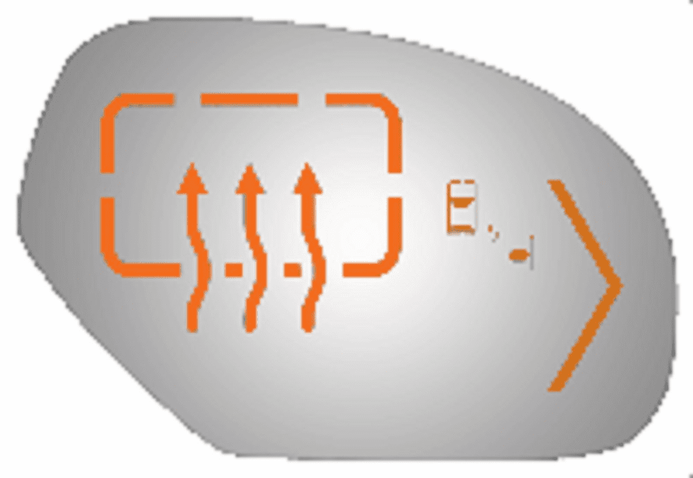 Chevrolet Suburban 2013 2014 Passenger Side Mirror Glass Heated