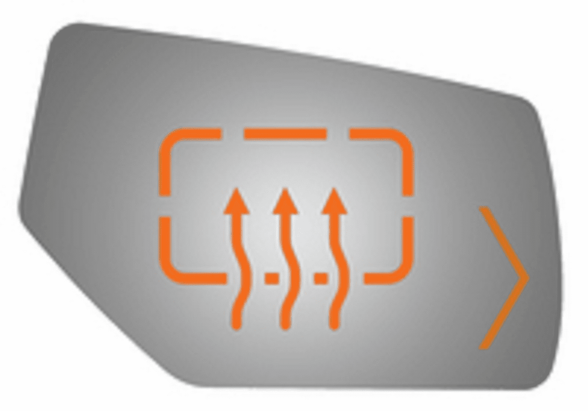 Chevrolet Suburban 2015 Passenger Side Heated Signal Mirror Glass 