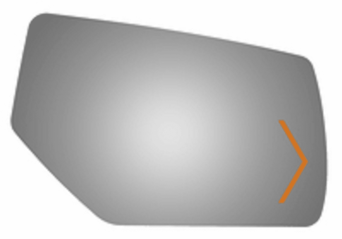 Chevrolet Suburban 2016 Passenger Side Mirror Glass