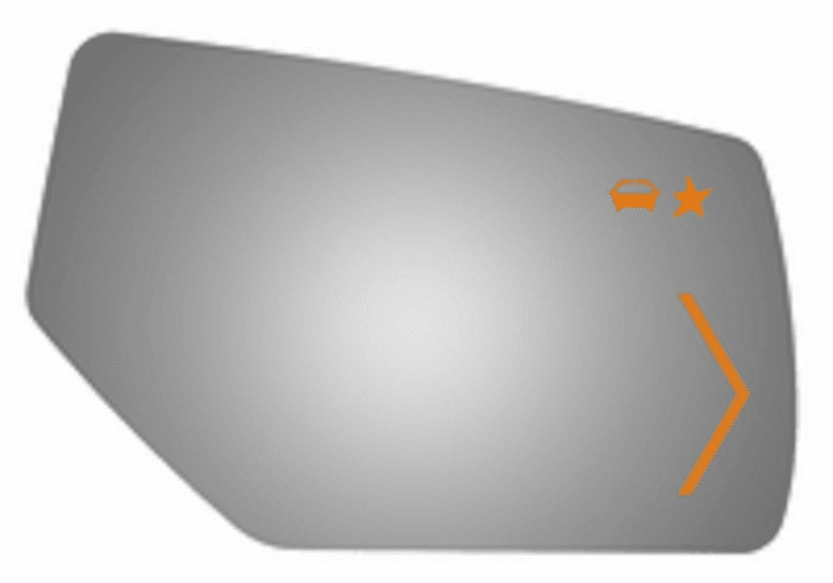 Chevrolet Suburban 2016 Passenger Side Mirror Glass 