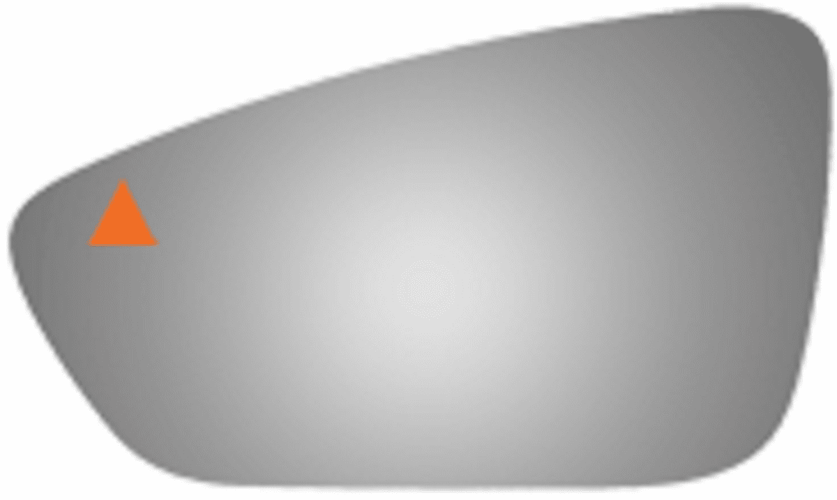 Chrysler 2015 Driver Left Side Mirror Glass Blind Spot/Cross Path