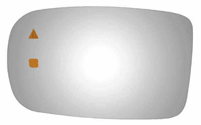 Chrysler 300 2013  Driver Side Mirror Glass Blind Spot