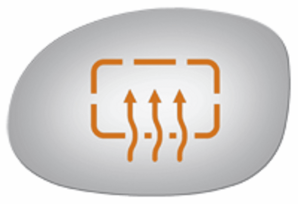 Chrysler PT Cruiser 2010 Driver Side Mirror Glass Heated Clip-On