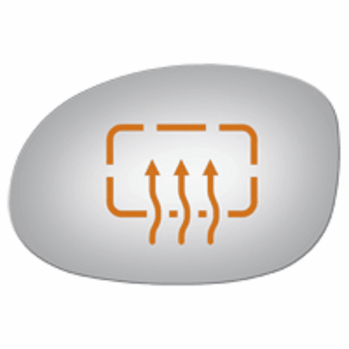 Chrysler PT Cruiser 2010 Driver Side Mirror Glass Heated Clip-On